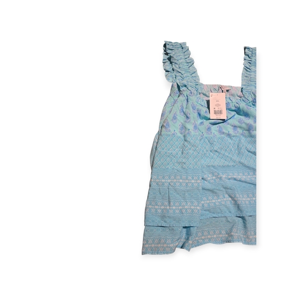 crown & ivy Aqua Block Fashion Top - Picture 5 of 5